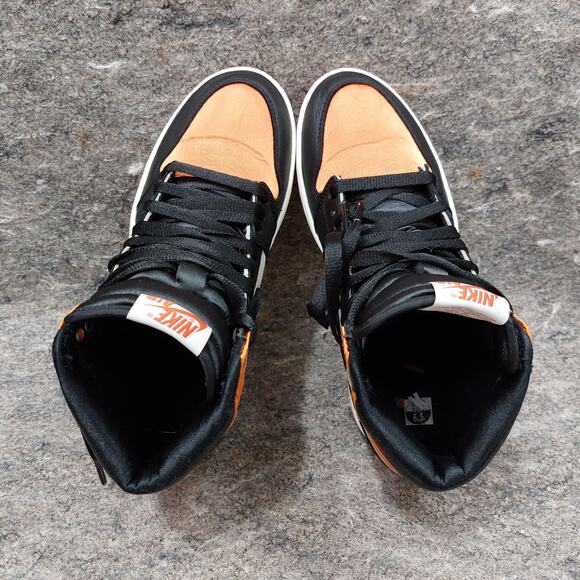 Jordan 1 Retro High Sneakers Women's Sz 6.5 Satin Shattered Backboard AV3725-010 - Picture 6 of 8